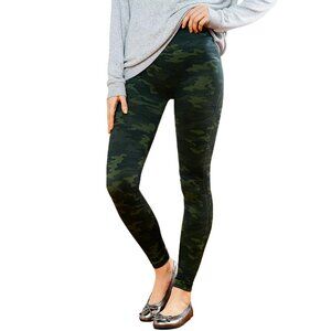 SPANX Camouflage Leggings - Green and Black